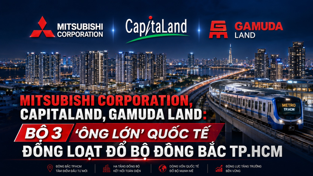Mitsubishi Corporation, CapitaLand Development, Gamuda Land – Bộ 3 ‘ông lớn’ quốc tế đồng loạt đổ bộ Đông Bắc TP.HCM