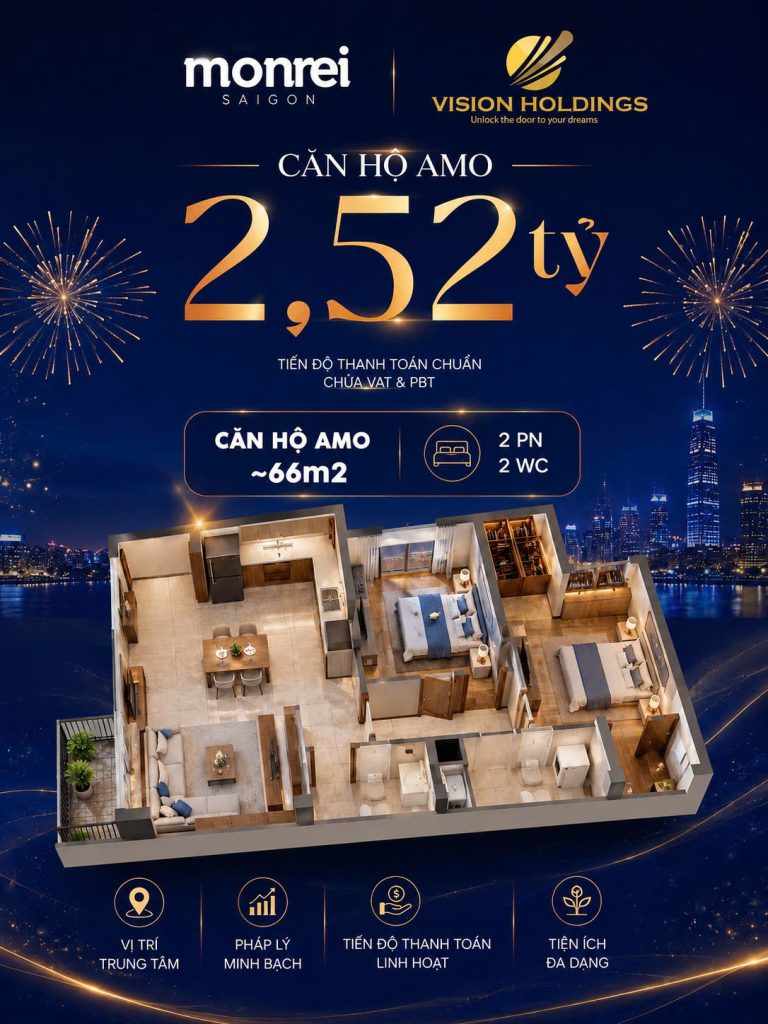 Monrei Saigon - Căn hộ Amo