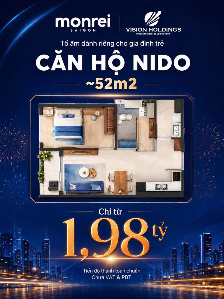 Monrei Saigon - Căn hộ Nido